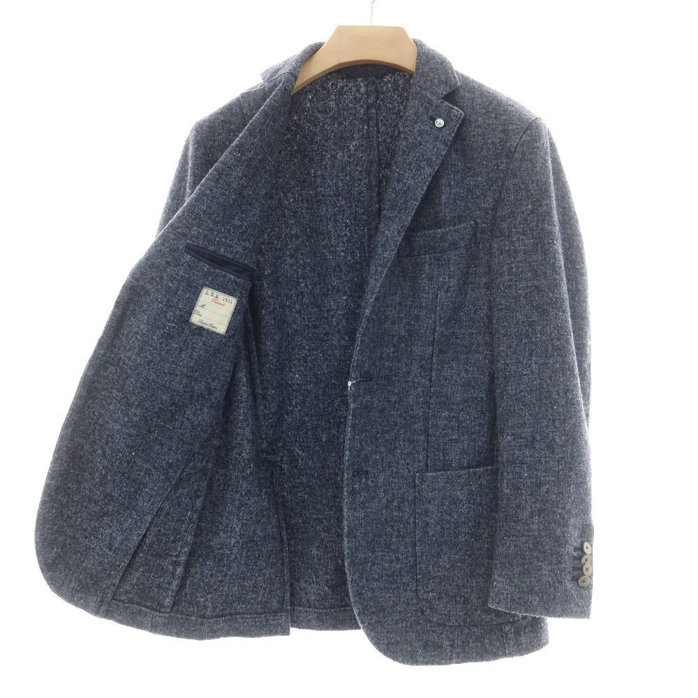 【中古】エルビーエム1911 L.B.M.1911 ウールポリエステル 2B カジュアルジャケット ネイビーxグレー【 46 】【 状態ランクB 】【 メンズ 】