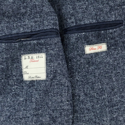 【中古】エルビーエム1911 L.B.M.1911 ウールポリエステル 2B カジュアルジャケット ネイビーxグレー【 46 】【 状態ランクB 】【 メンズ 】