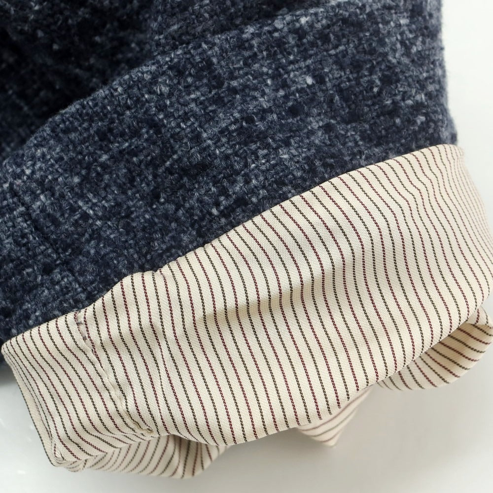 【中古】エルビーエム1911 L.B.M.1911 ウールポリエステル 2B カジュアルジャケット ネイビーxグレー【 46 】【 状態ランクB 】【 メンズ 】