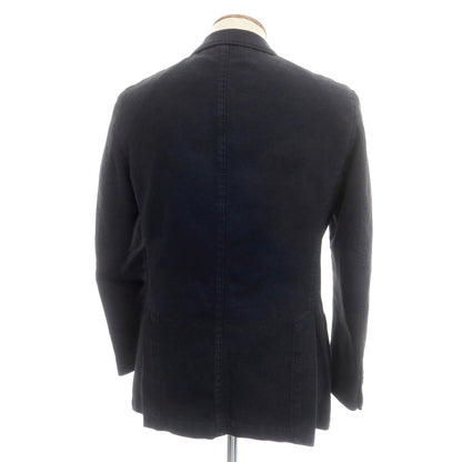 【中古】エルビーエム1911 L.B.M.1911 コットンレーヨンポリエステル カジュアルジャケット ブラック×ネイビー【 46 】【 状態ランクC 】【 メンズ 】