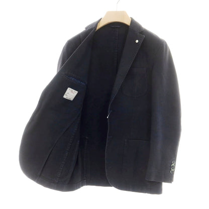 【中古】エルビーエム1911 L.B.M.1911 コットンレーヨンポリエステル カジュアルジャケット ブラック×ネイビー【 46 】【 状態ランクC 】【 メンズ 】