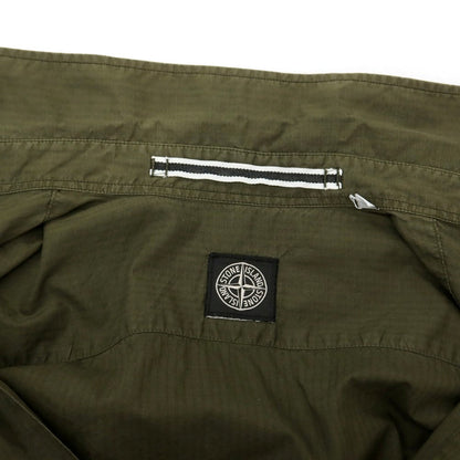 【中古】ストーンアイランド STONE ISLAND コットン カジュアルシャツ オリーブ【 S 】【 状態ランクC 】【 メンズ 】
