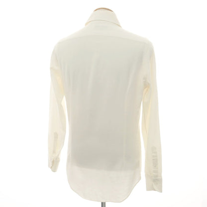 【中古】フラルボ FRALBO コットン ホリゾンタルカラー カジュアルシャツ ホワイト【 S 】【 状態ランクC 】【 メンズ 】
