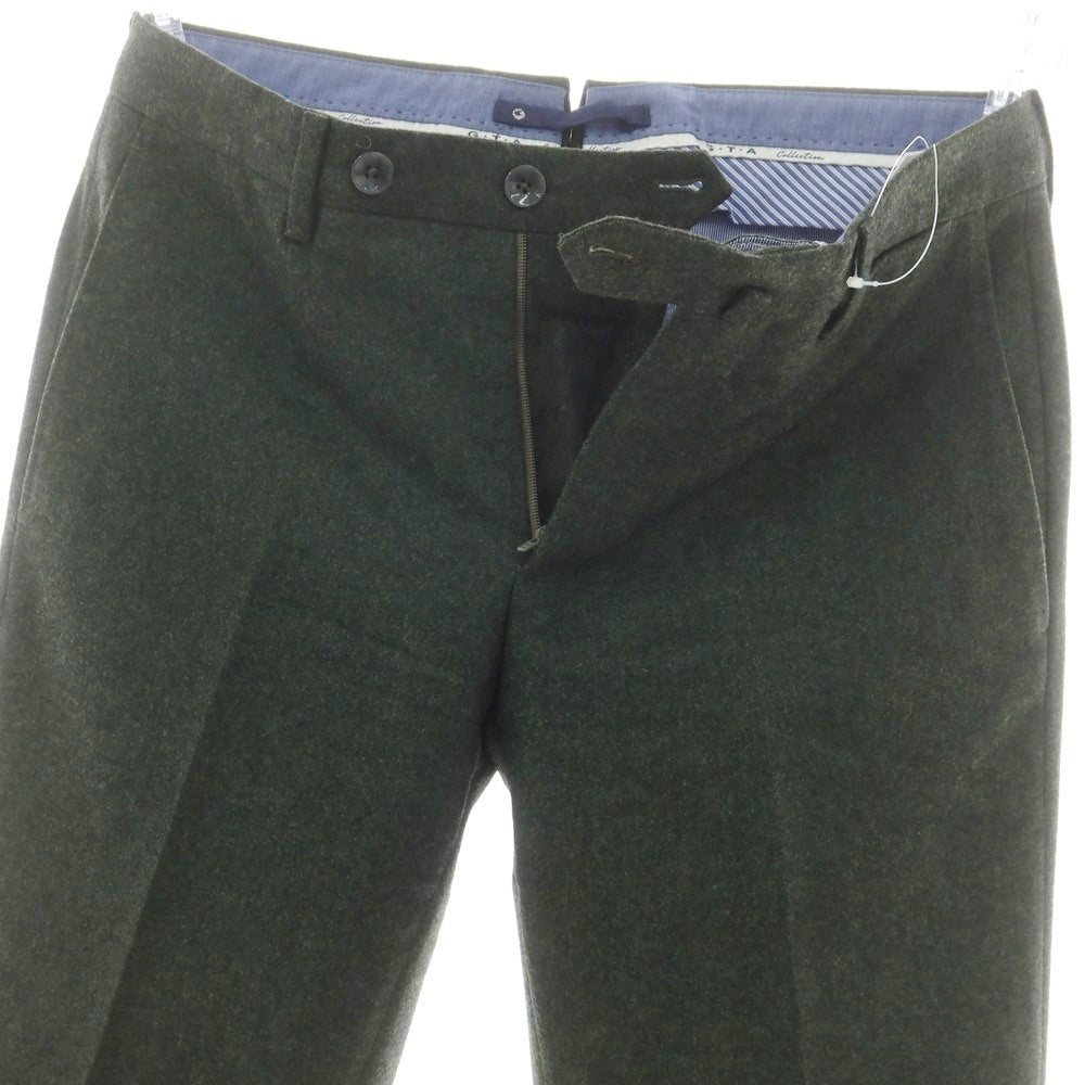 【中古】ジーティーアー G.T.A ウール カジュアルスラックスパンツ グリーン【 46 】【 状態ランクC 】【 メンズ 】