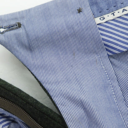 【中古】ジーティーアー G.T.A ウール カジュアルスラックスパンツ グリーン【 46 】【 状態ランクC 】【 メンズ 】