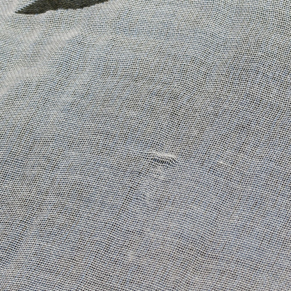 【中古】エルビーエム1911 L.B.M.1911 レーヨン ストール ライトグレーxブラック【 状態ランクC 】【 メンズ 】