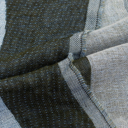 【中古】エルビーエム1911 L.B.M.1911 レーヨン ストール ライトグレーxブラック【 状態ランクC 】【 メンズ 】