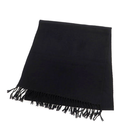 【中古】プリア PRIA ウールシルク ストール ブラック【 状態ランクC 】【 メンズ 】