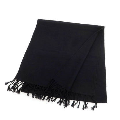 【中古】プリア PRIA ウールシルク ストール ブラック【 状態ランクC 】【 メンズ 】