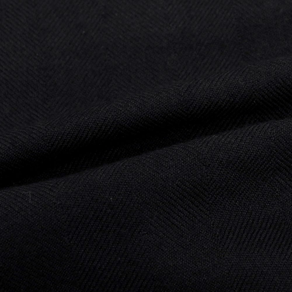 【中古】プリア PRIA ウールシルク ストール ブラック【 状態ランクC 】【 メンズ 】