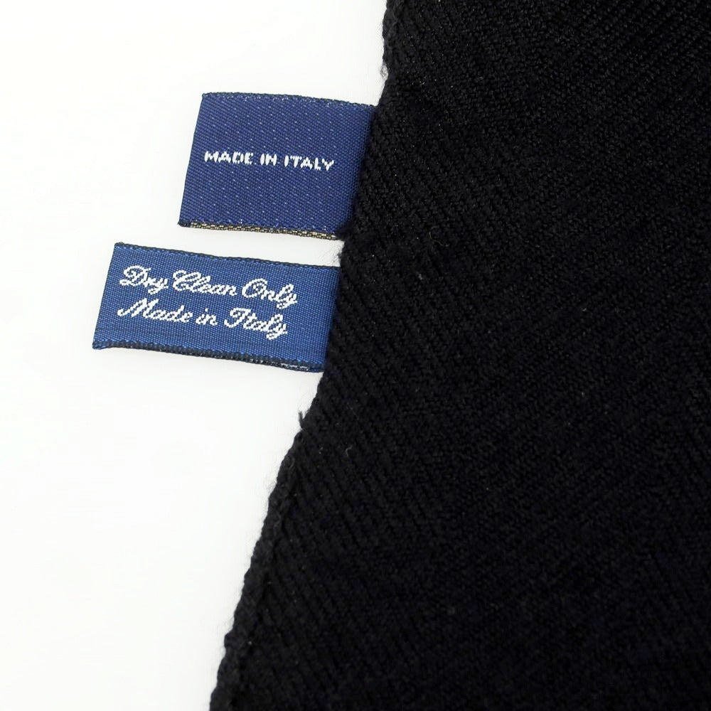 【中古】プリア PRIA ウールシルク ストール ブラック【 状態ランクC 】【 メンズ 】