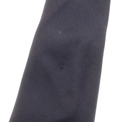 【中古】タイユアタイ TIE YOUR TIE セッテピエゲ シルクコットン 無地ネクタイ ネイビー【 状態ランクC 】【 メンズ 】