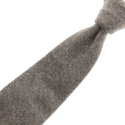 【中古】フェアファクス FAIRFAX ウール 無地ネクタイ グレー【 状態ランクB 】【 メンズ 】