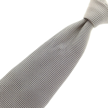【中古】エルメネジルドゼニア Ermenegildo Zegna シルク ネクタイ ブラックxホワイト【 状態ランクB 】【 メンズ 】