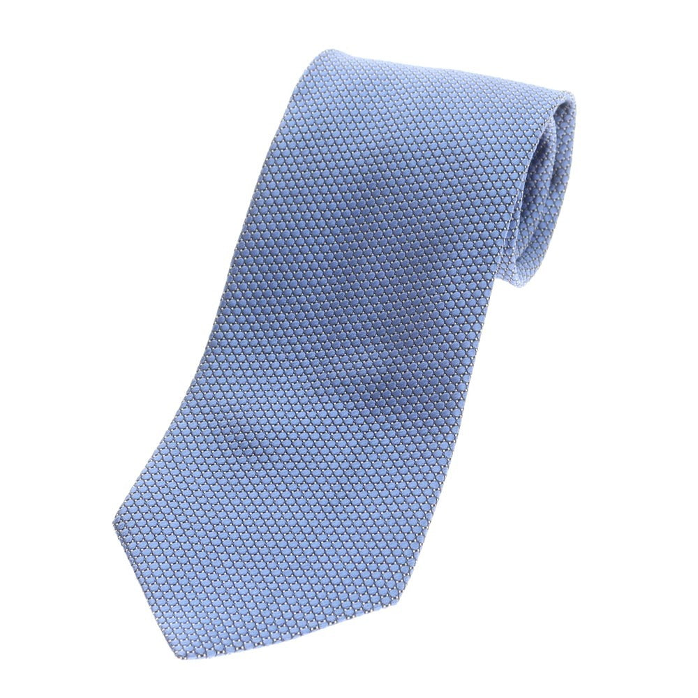 【中古】エルメネジルドゼニア Ermenegildo Zegna シルク ネクタイ ライトブルー【 状態ランクB 】【 メンズ 】