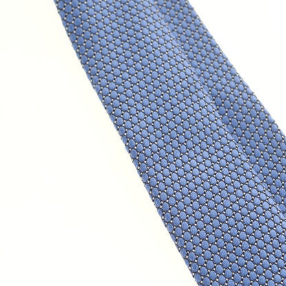 【中古】エルメネジルドゼニア Ermenegildo Zegna シルク ネクタイ ライトブルー【 状態ランクB 】【 メンズ 】