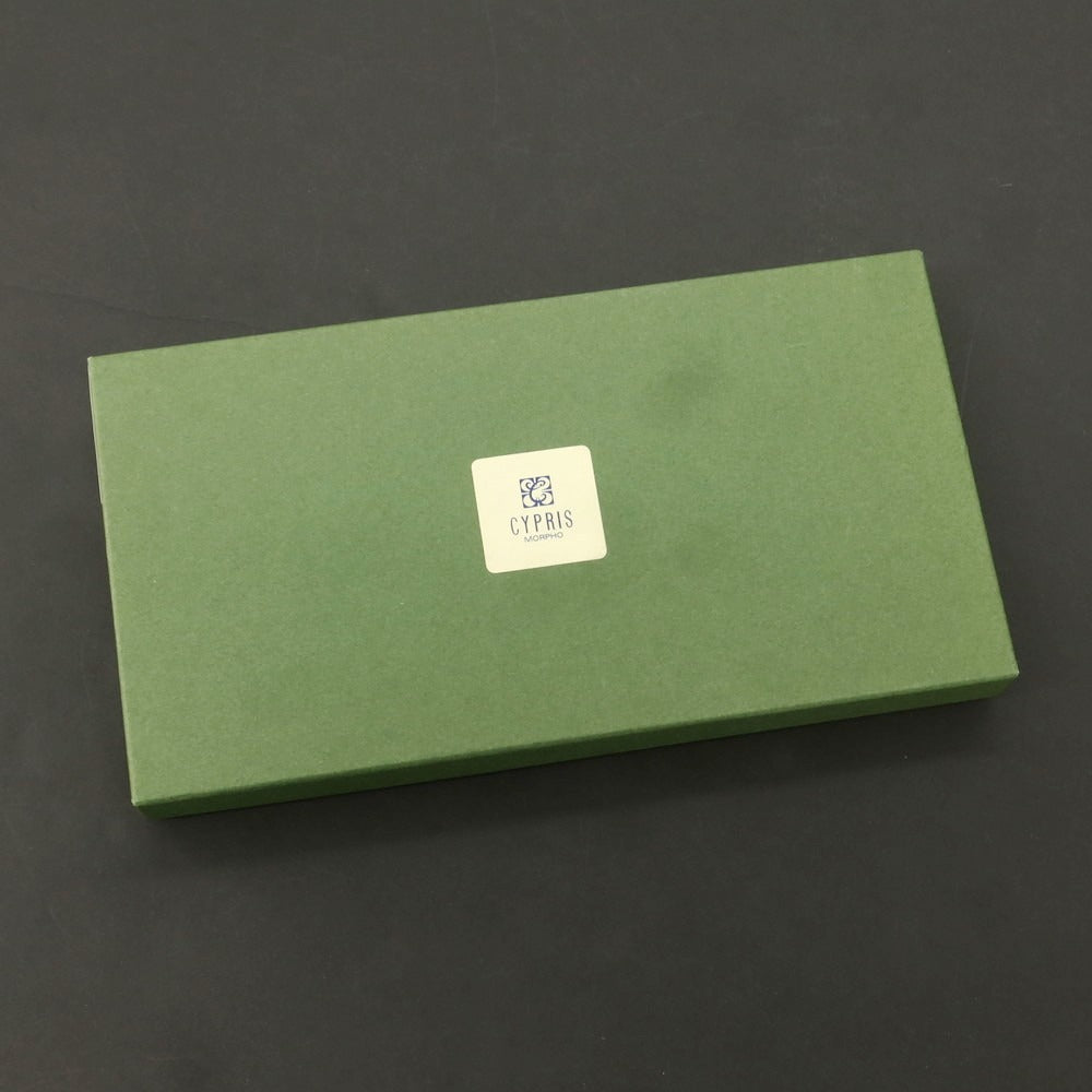 【中古】キプリス CYPRIS レザー 手帳カバー ブラックxネイビー【 状態ランクA 】【 メンズ 】
