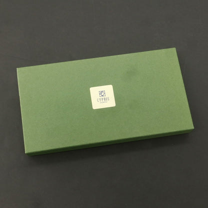 【中古】キプリス CYPRIS レザー 手帳カバー ブラックxネイビー【 状態ランクA 】【 メンズ 】