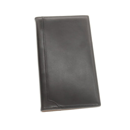 【中古】ブレイリオ Brelio コードバン 手帳カバー ブラックxベージュ【 状態ランクB 】【 メンズ 】