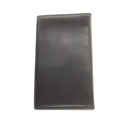 【中古】ブレイリオ Brelio コードバン 手帳カバー ブラックxベージュ【 状態ランクB 】【 メンズ 】