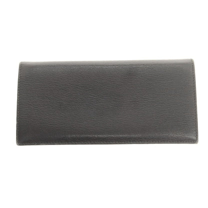 【中古】エルメネジルドゼニア Ermenegildo Zegna レザー 長財布 ブラック【 状態ランクC 】【 メンズ 】