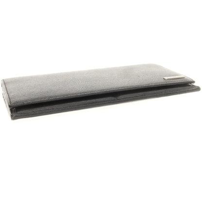 【中古】エルメネジルドゼニア Ermenegildo Zegna レザー 長財布 ブラック【 状態ランクC 】【 メンズ 】