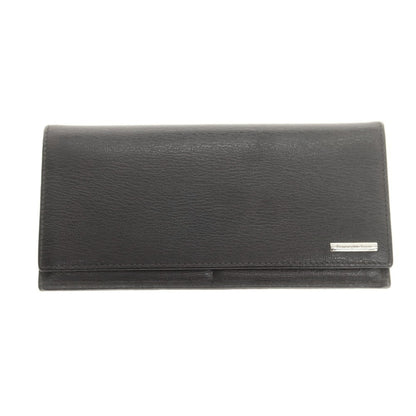 【中古】エルメネジルドゼニア Ermenegildo Zegna レザー 長財布 ブラック【 状態ランクC 】【 メンズ 】