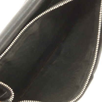 【中古】エルメネジルドゼニア Ermenegildo Zegna レザー 長財布 ブラック【 状態ランクC 】【 メンズ 】