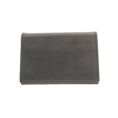 【中古】エルメネジルドゼニア Ermenegildo Zegna レザー 名刺入れ ブラック【 状態ランクA 】【 メンズ 】