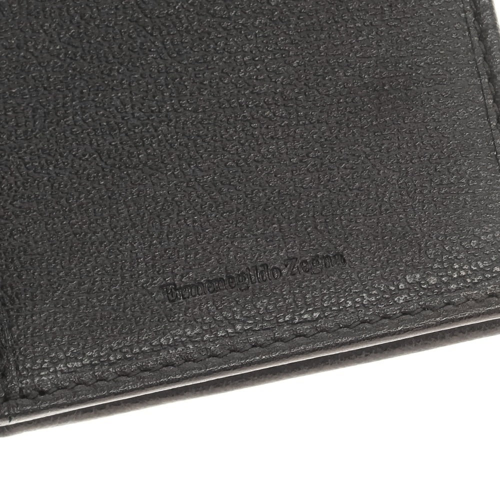 【中古】エルメネジルドゼニア Ermenegildo Zegna レザー 名刺入れ ブラック【 状態ランクA 】【 メンズ 】