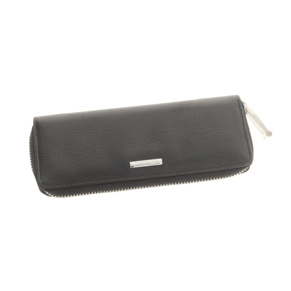 【中古】エルメネジルドゼニア Ermenegildo Zegna レザー ペンケース ブラック【 状態ランクB 】【 メンズ 】