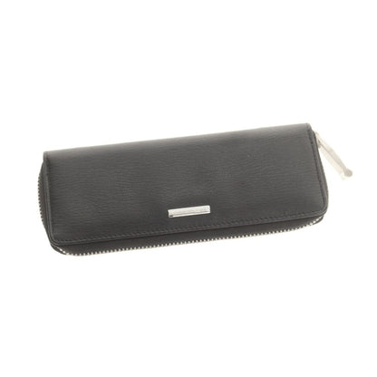 【中古】エルメネジルドゼニア Ermenegildo Zegna レザー ペンケース ブラック【 状態ランクB 】【 メンズ 】