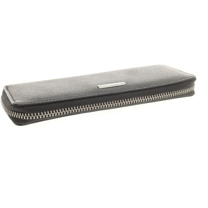 【中古】エルメネジルドゼニア Ermenegildo Zegna レザー ペンケース ブラック【 状態ランクB 】【 メンズ 】