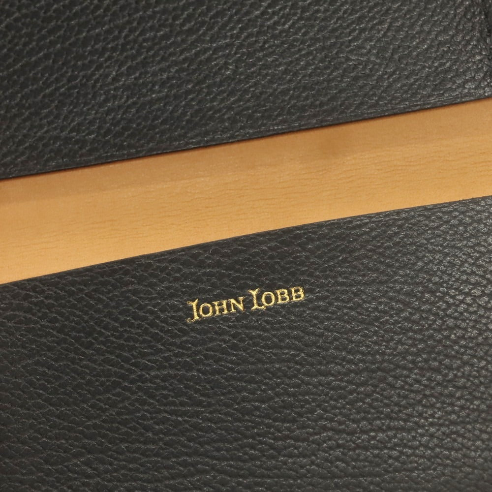 【中古】ジョンロブ John Lobb レザー カードケース ブラック【 状態ランクB 】【 メンズ 】