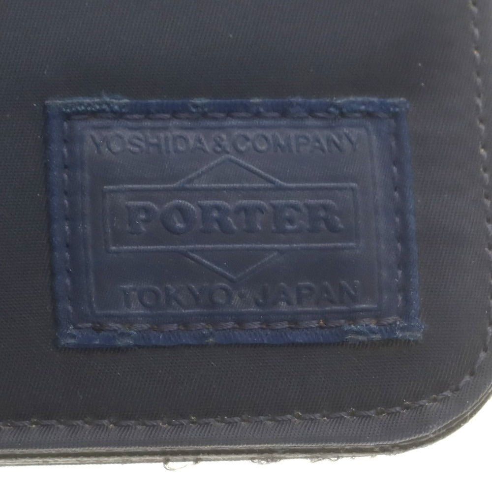 【中古】ポーター PORTER ナイロン コインケース ネイビー【 状態ランクC 】【 メンズ 】