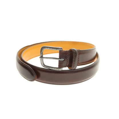 【中古】ガンゾ GANZO レザー ベルト ブラウン【 M 】【 状態ランクC 】【 メンズ 】