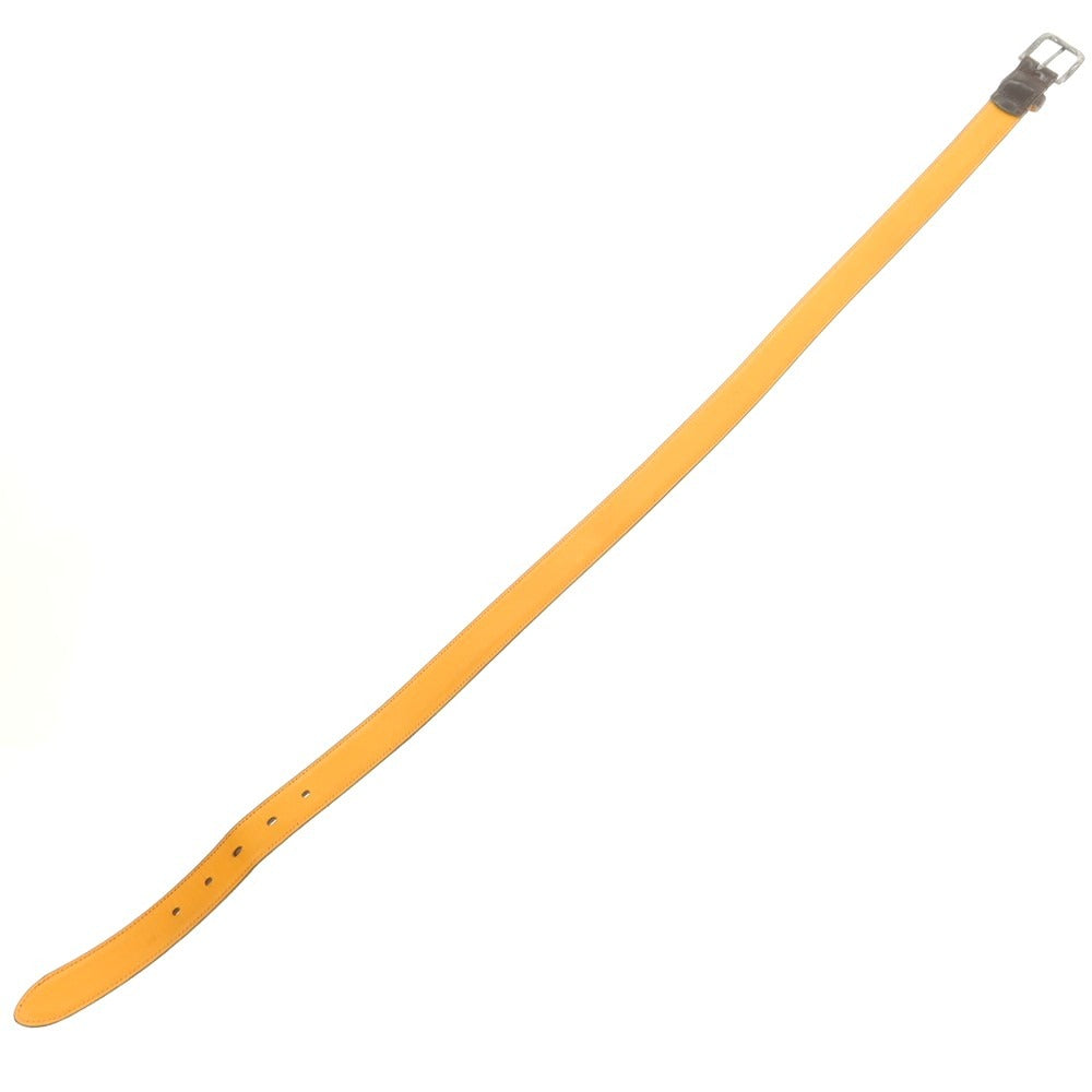 【中古】ガンゾ GANZO レザー ベルト ブラウン【 M 】【 状態ランクC 】【 メンズ 】