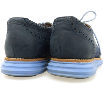 【中古】コールハーン COLE HAAN LUNARGRAND スエード ヌバック スニーカー ネイビー【 7M 】【 状態ランクC 】【 メンズ 】