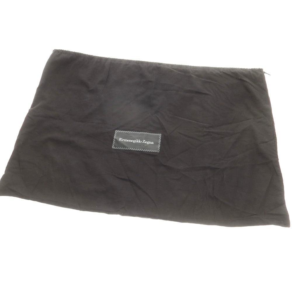 【中古】エルメネジルドゼニア Ermenegildo Zegna レザー ボストンバッグ ブラック【 状態ランクB 】【 メンズ 】