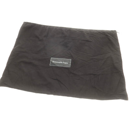 【中古】エルメネジルドゼニア Ermenegildo Zegna レザー ボストンバッグ ブラック【 状態ランクB 】【 メンズ 】