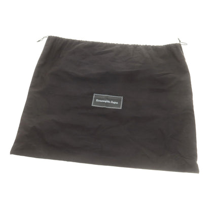 【中古】エルメネジルドゼニア Ermenegildo Zegna レザー ブリーフケース ブラウン【 状態ランクC 】【 メンズ 】