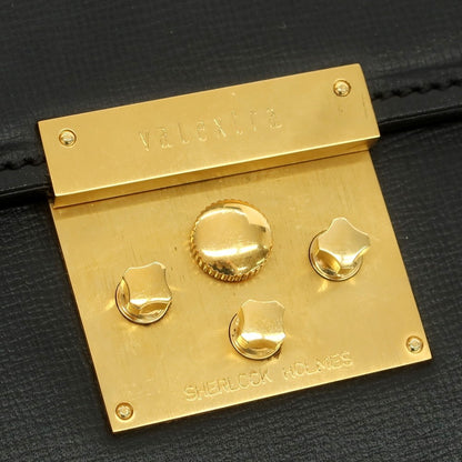【中古】ヴァレクストラ バレクストラ Valextra SHERLOCK VLレザー ブリーフケース ブラック【 状態ランクC 】【 メンズ 】