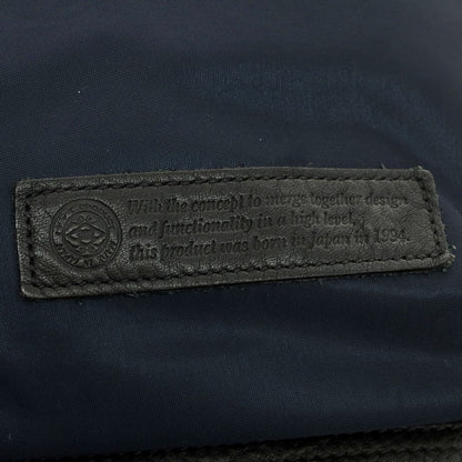 【中古】マスターピース MASTER PIECE ナイロン×レザー バックパック・リュック ネイビー【 状態ランクC 】【 メンズ 】