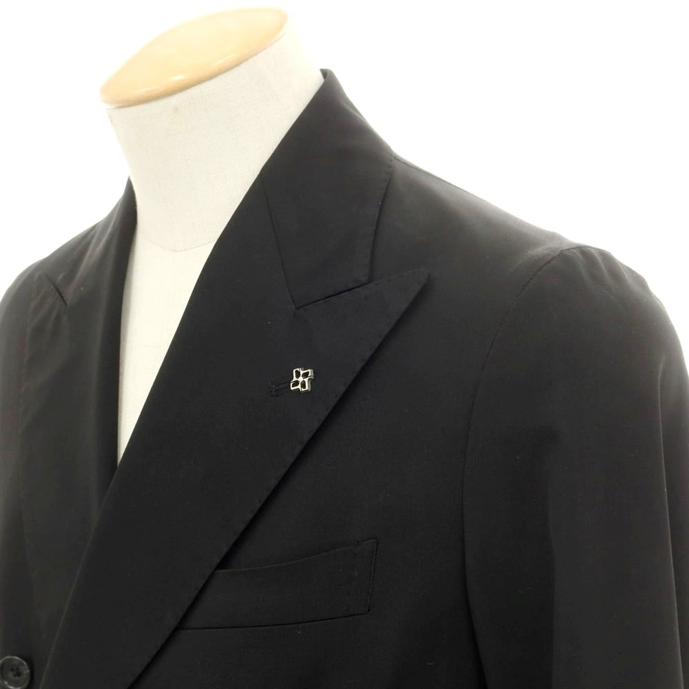 【新品】タリアトーレ TAGLIATORE ストレッチポリエステルウール テーラードジャケット ブラック【 44 】【 状態ランクN 】【 メンズ 】