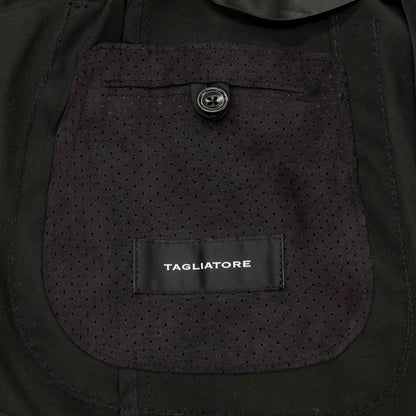 【新品アウトレット】タリアトーレ TAGLIATORE ストレッチポリエステルウール テーラードジャケット ブラック【 48 】【 状態ランクN- 】【 メンズ 】