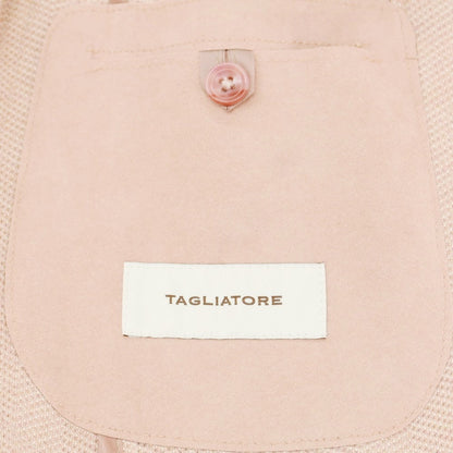 【新品アウトレット】タリアトーレ TAGLIATORE コットンジャージー ダブルジャケット ライトピンク【 48 】【 状態ランクN- 】【 メンズ 】