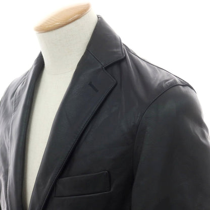 【新品アウトレット】タリアトーレ TAGLIATORE ラムレザー テーラードジャケット ブラック【 44 】【 状態ランクN- 】【 メンズ 】