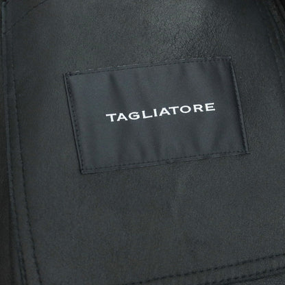 【新品アウトレット】タリアトーレ TAGLIATORE レザー シャツブルゾン ブラック【 48 】【 状態ランクN- 】【 メンズ 】