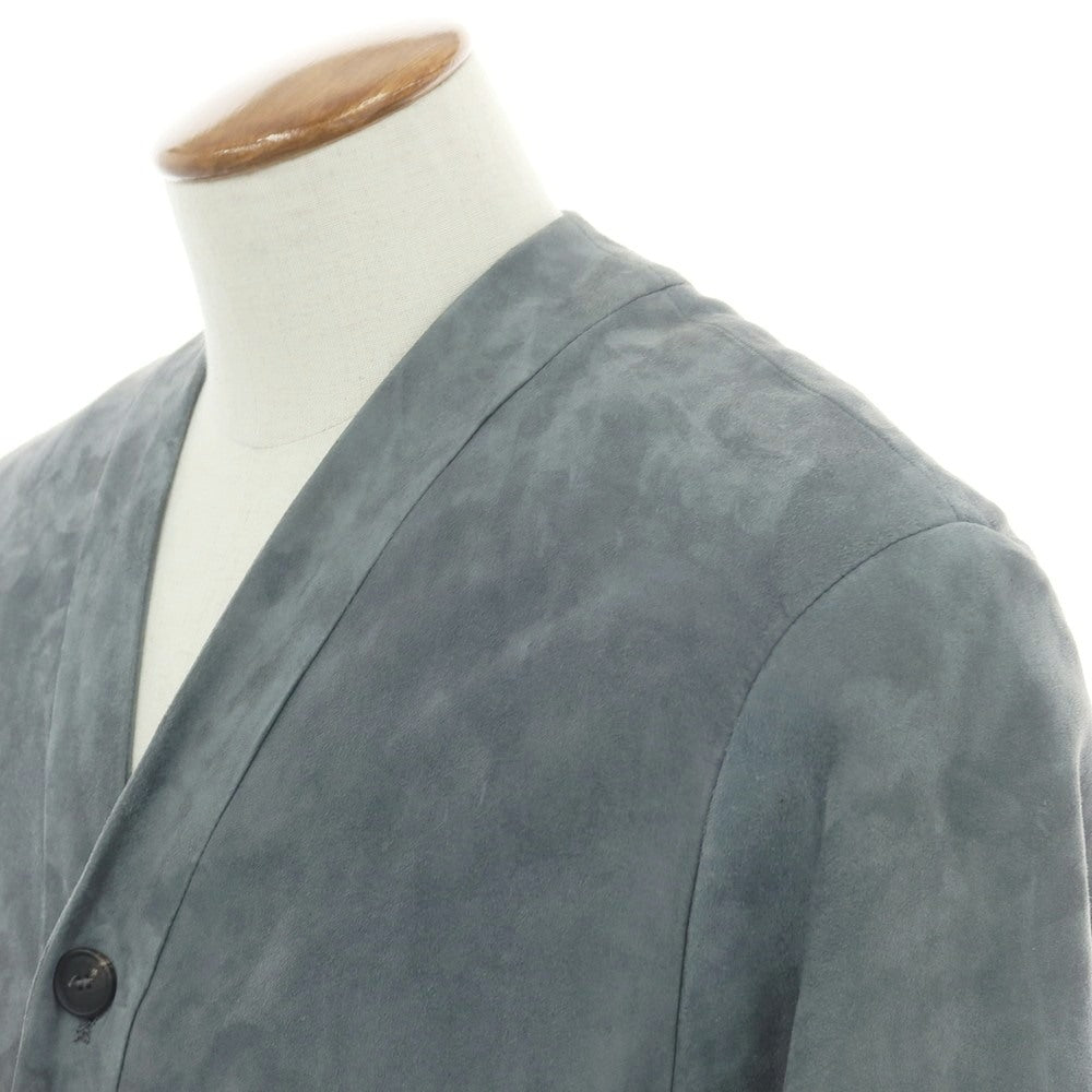 【新品アウトレット】タリアトーレ TAGLIATORE ラムレザースエード レザーブルゾン グレー【 48 】【 状態ランクN- 】【 メンズ 】 [DPD]