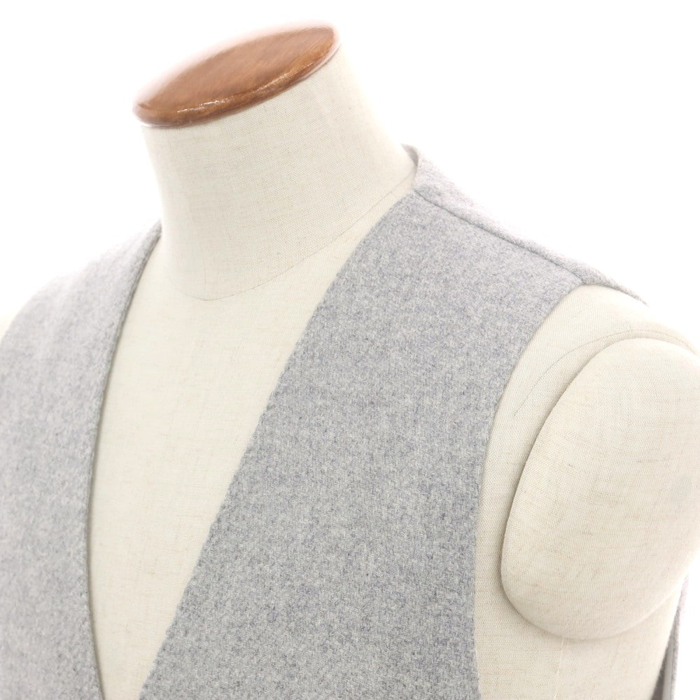【新品】タリアトーレ TAGLIATORE ウールナイロン ジレベスト グレー【 48 】【 状態ランクN 】【 メンズ 】